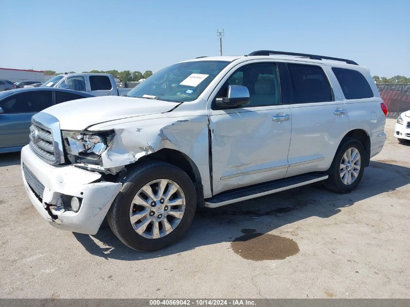 2008 Toyota Sequoia Platinum 5.7L V8 VIN: 5TDZY67A68S013622 Lot: 40569042