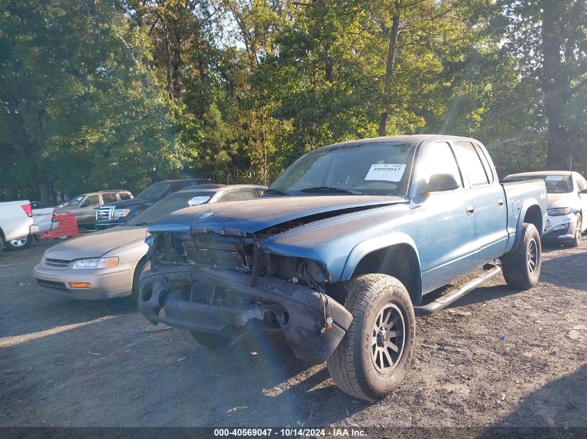 2003 Dodge Dakota Sport/Sxt VIN: 1D7HG38XX3S329126 Lot: 40569047