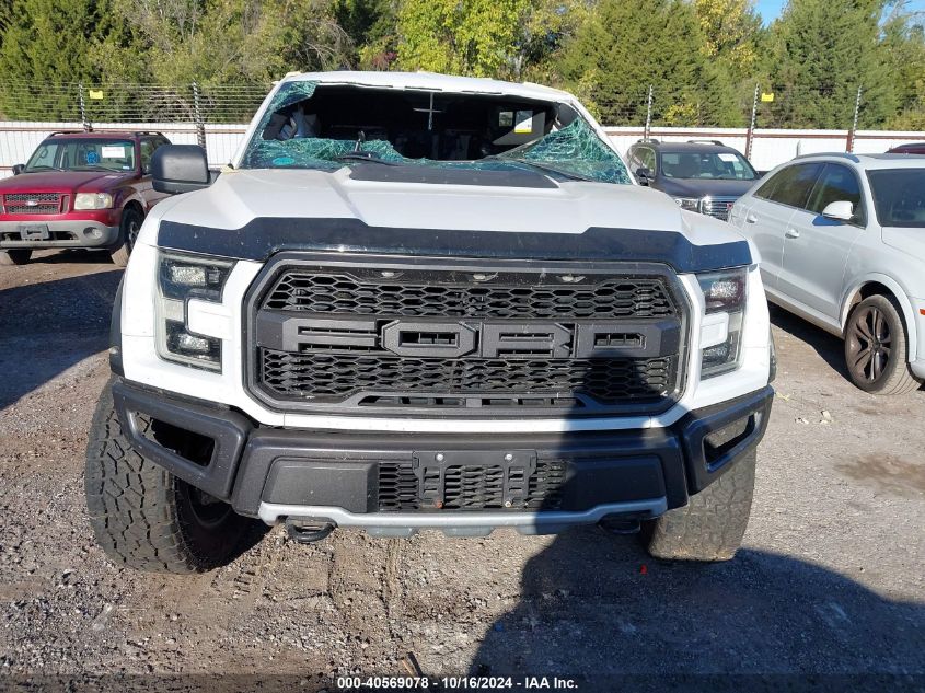 2017 Ford F-150 Raptor VIN: 1FTFW1RG0HFA66524 Lot: 40569078