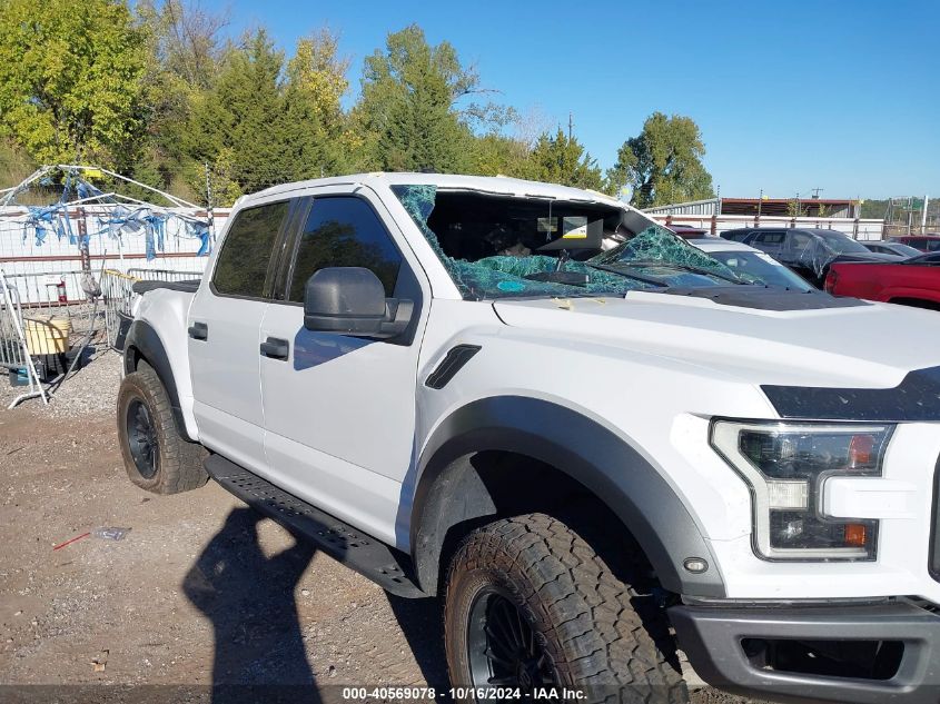 2017 Ford F-150 Raptor VIN: 1FTFW1RG0HFA66524 Lot: 40569078