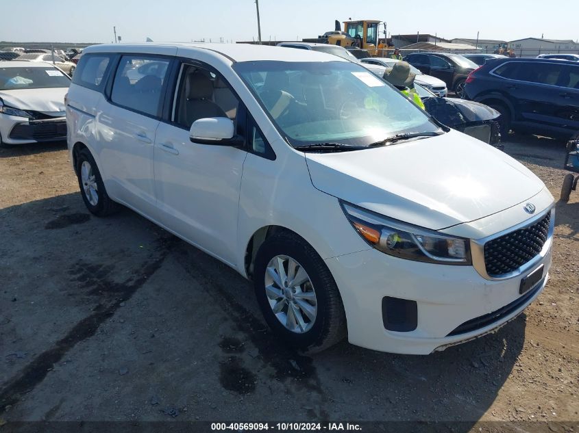 KNDMA5C19G6176035 2016 Kia Sedona L