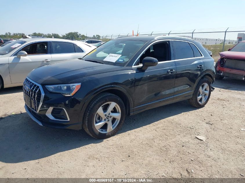 2021 Audi Q3 Premium 40 Tfsi Quattro Tiptronic VIN: WA1AUCF33M1058867 Lot: 40569107