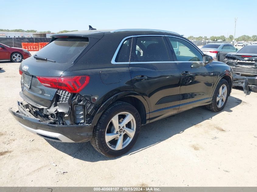 2021 Audi Q3 Premium 40 Tfsi Quattro Tiptronic VIN: WA1AUCF33M1058867 Lot: 40569107