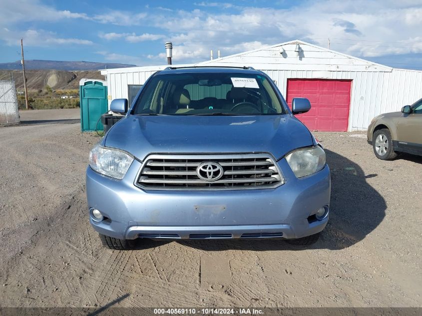2008 Toyota Highlander Limited VIN: JTEES42A482109411 Lot: 40569110