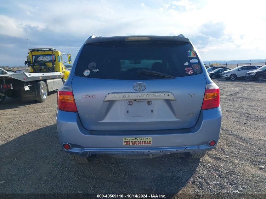 2008 Toyota Highlander Limited VIN: JTEES42A482109411 Lot: 40569110