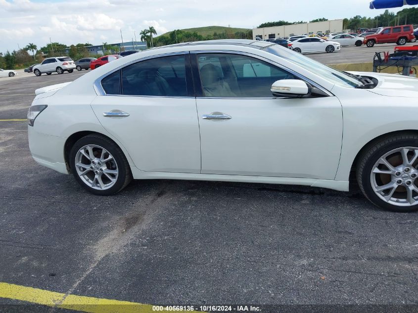 2014 Nissan Maxima 3.5 Sv W/Premium Pkg VIN: 1N4AA5AP7EC491494 Lot: 40569136