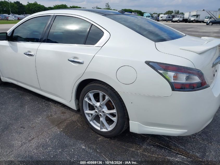 2014 Nissan Maxima 3.5 Sv W/Premium Pkg VIN: 1N4AA5AP7EC491494 Lot: 40569136