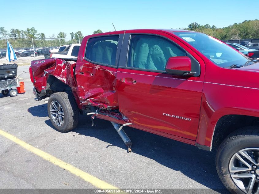 2021 Chevrolet Colorado 4Wd Short Box Wt VIN: 1GCGTBEN0M1201435 Lot: 40569160