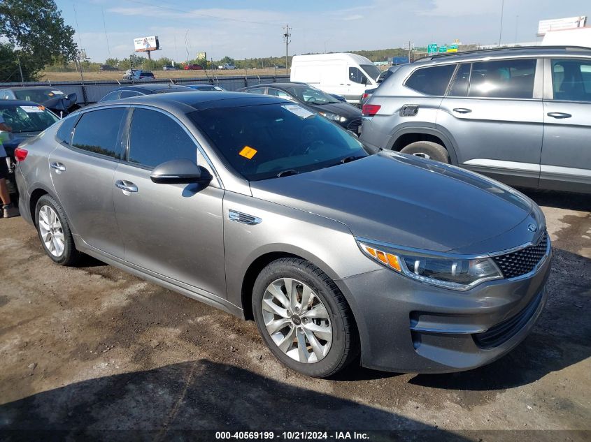 2016 Kia Optima Ex VIN: 5XXGU4L36GG034954 Lot: 40569199