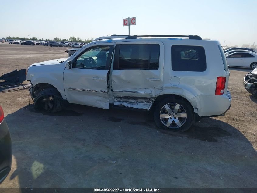 2014 Honda Pilot Touring VIN: 5FNYF4H95EB026176 Lot: 40569227