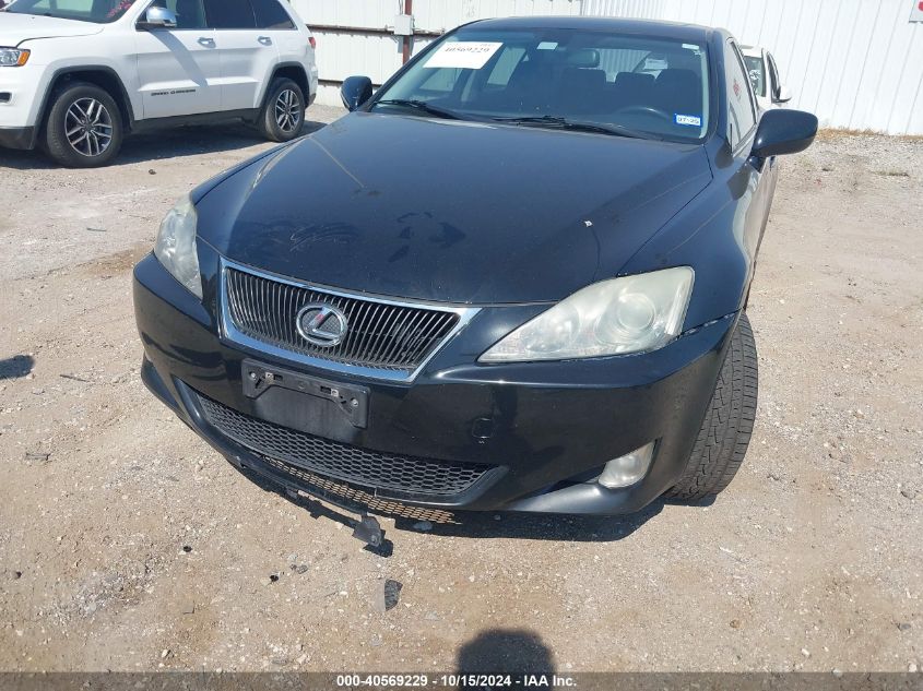 2006 Lexus Is 250 VIN: JTHCK262662007459 Lot: 40569229