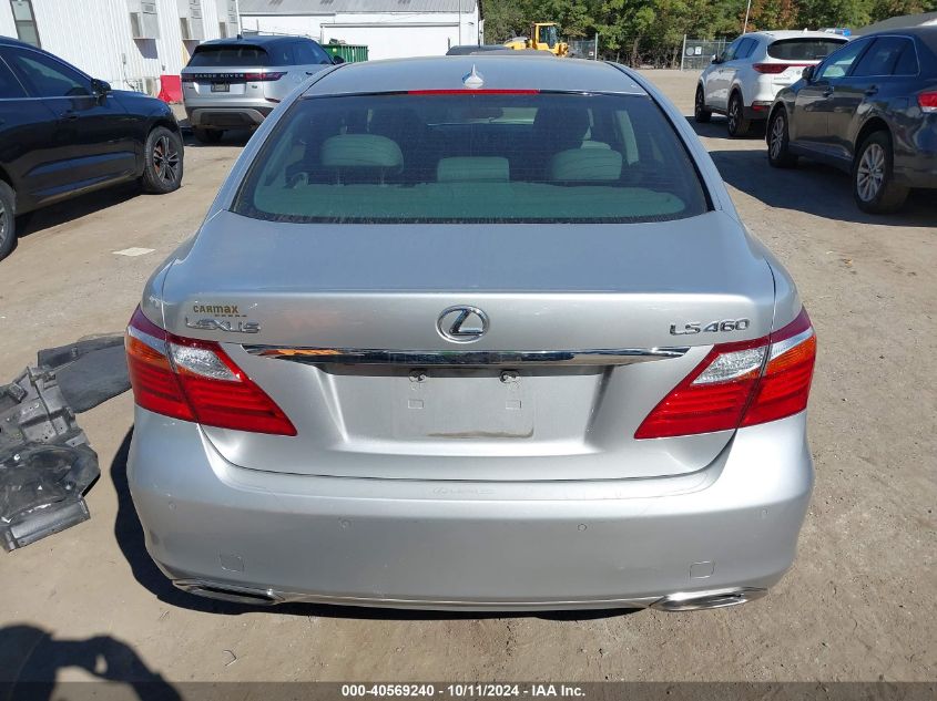 2010 Lexus Ls 460 VIN: JTHBL5EFXA5095437 Lot: 40569240