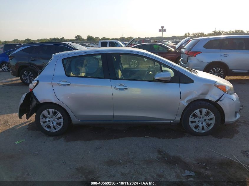 2012 Toyota Yaris VIN: JTDKTUD3XCD516567 Lot: 40569256