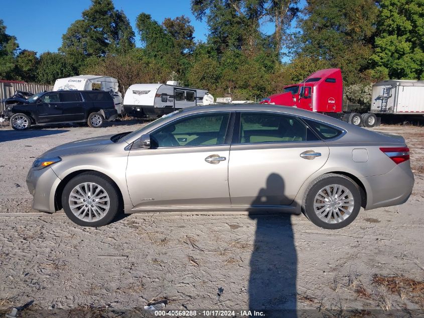 2013 Toyota Avalon Hybrid Hybrid/Prem/Tour/Ltd VIN: 4T1BD1EB3DU013753 Lot: 40569288