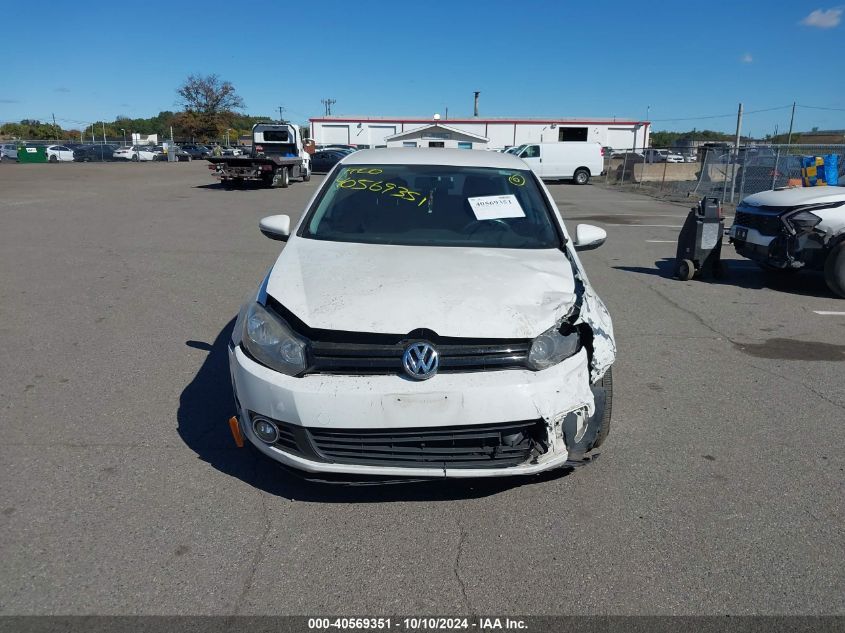 2012 Volkswagen Golf Tdi 4-Door VIN: WVWNM7AJXCW288718 Lot: 40569351