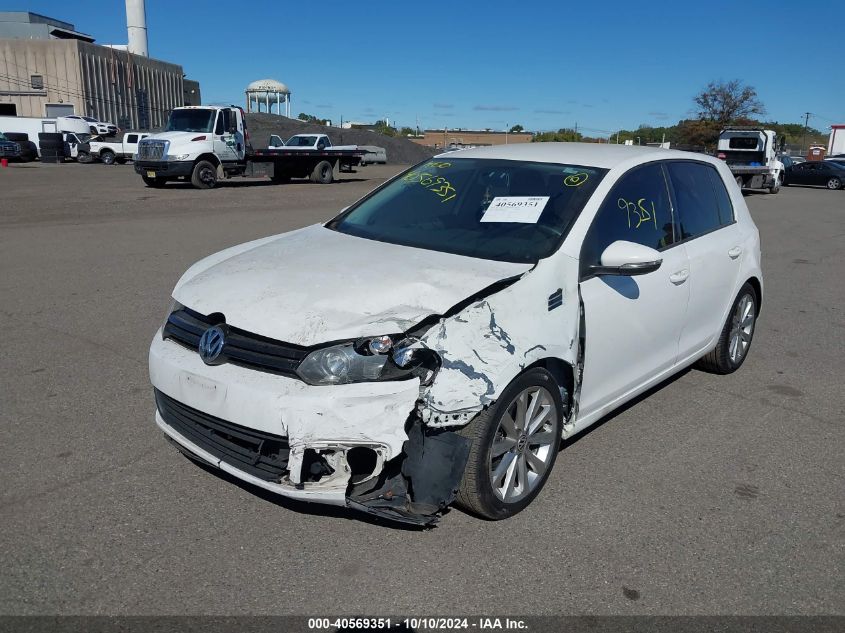 2012 Volkswagen Golf Tdi 4-Door VIN: WVWNM7AJXCW288718 Lot: 40569351