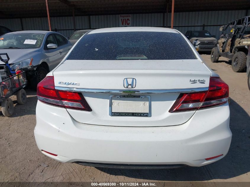 2013 Honda Civic Lx VIN: 19XFB2F58DE024921 Lot: 40569380