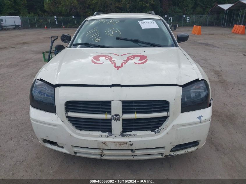 2005 Dodge Magnum Sxt VIN: 2D4FV48V05H133835 Lot: 40569382