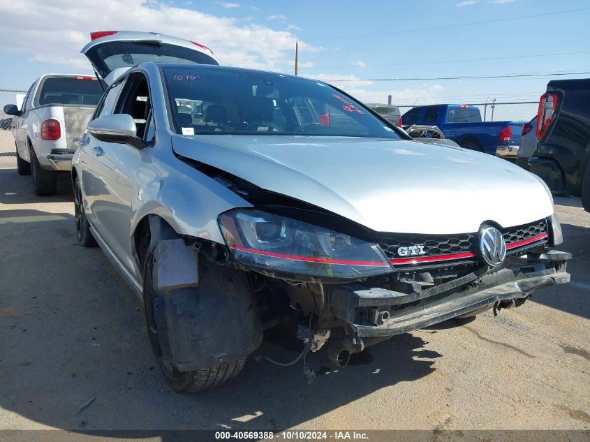 2015 Volkswagen Golf Gti 2.0T Autobahn 4-Door VIN: 3VW5T7AU4FM004255 Lot: 40569388