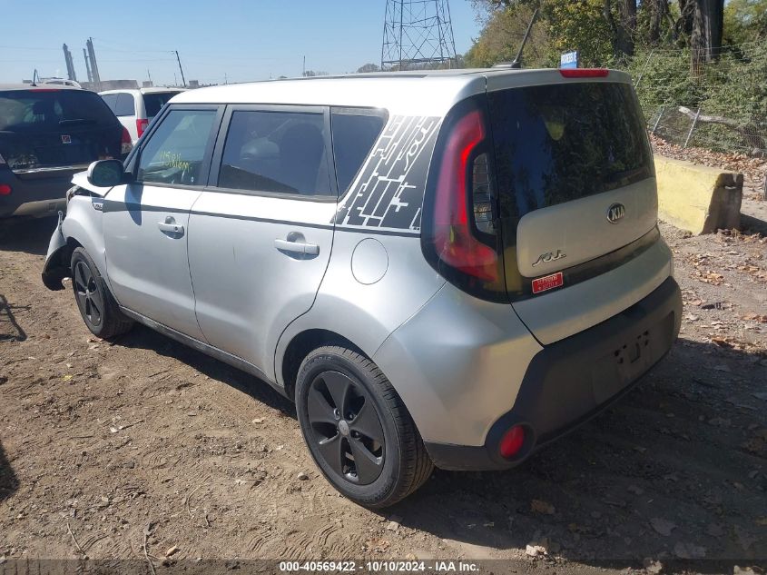 VIN KNDJN2A21F7773982 2015 KIA Soul no.3