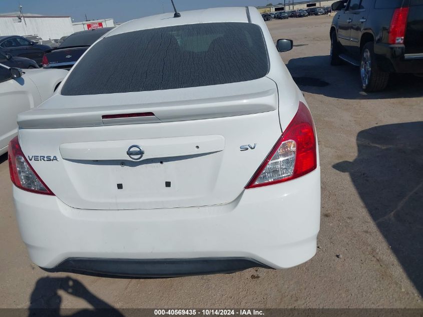 2019 Nissan Versa 1.6 Sv VIN: 3N1CN7AP9KL801229 Lot: 40569435