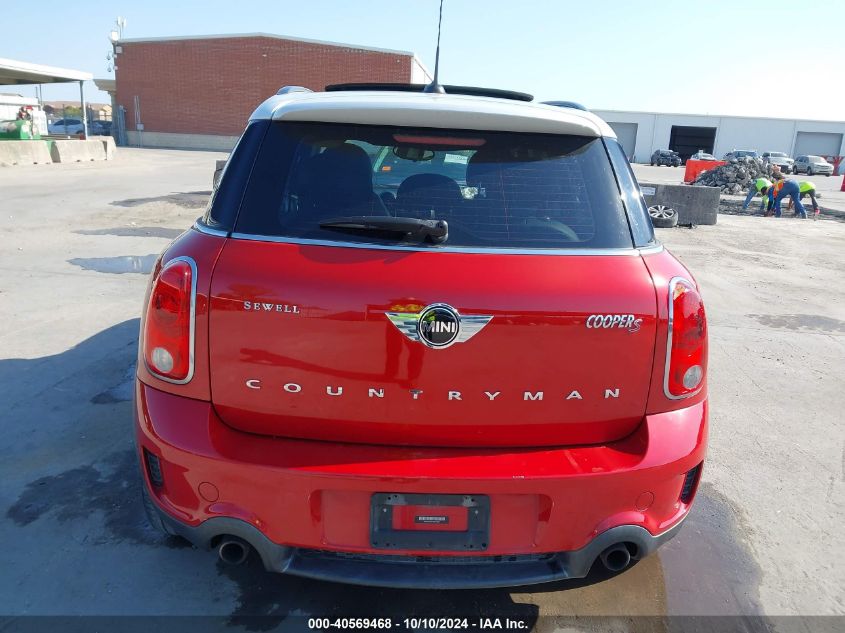 2016 Mini Countryman Cooper S VIN: WMWZC3C54GWT10521 Lot: 40569468