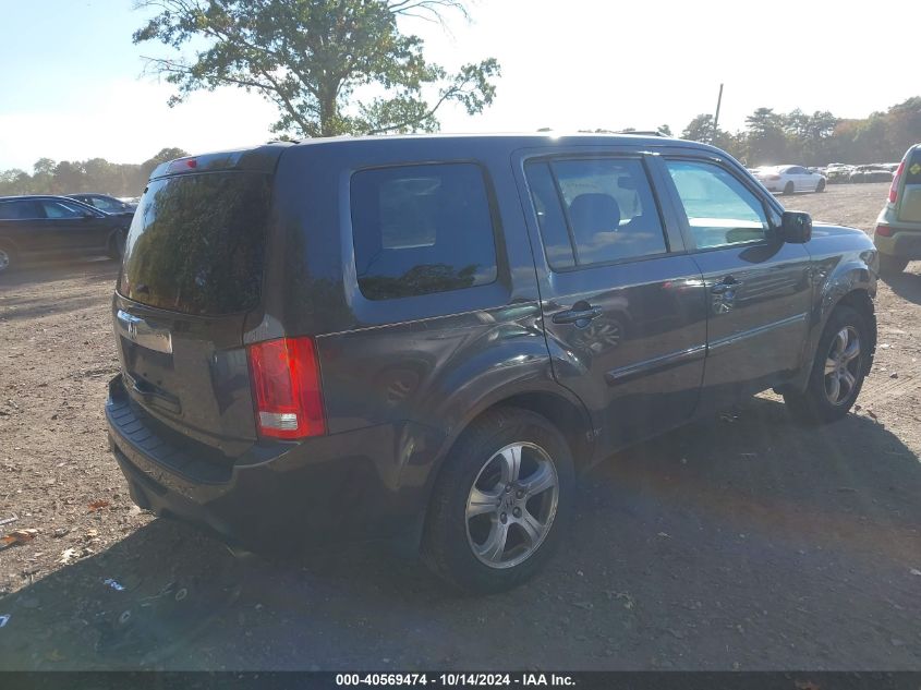 2012 Honda Pilot Ex-L VIN: 5FNYF3H51CB022663 Lot: 40569474