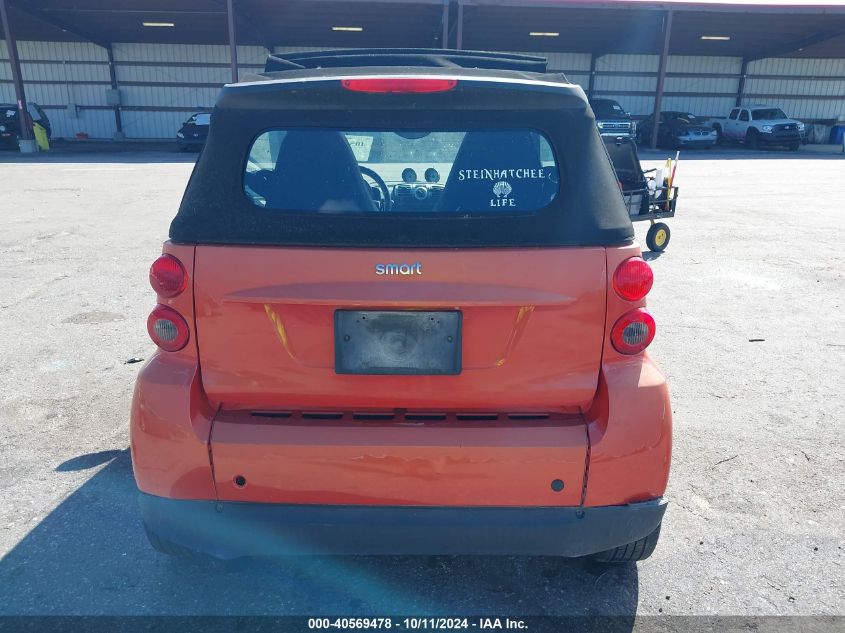 2008 Smart Fortwo Passion VIN: WMEEK31X28K189538 Lot: 40569478