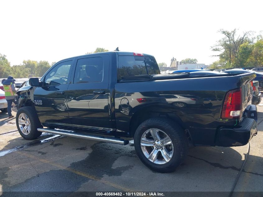 2017 Ram 1500 Sport 4X4 5'7 Box VIN: 1C6RR7MT1HS609146 Lot: 40569482