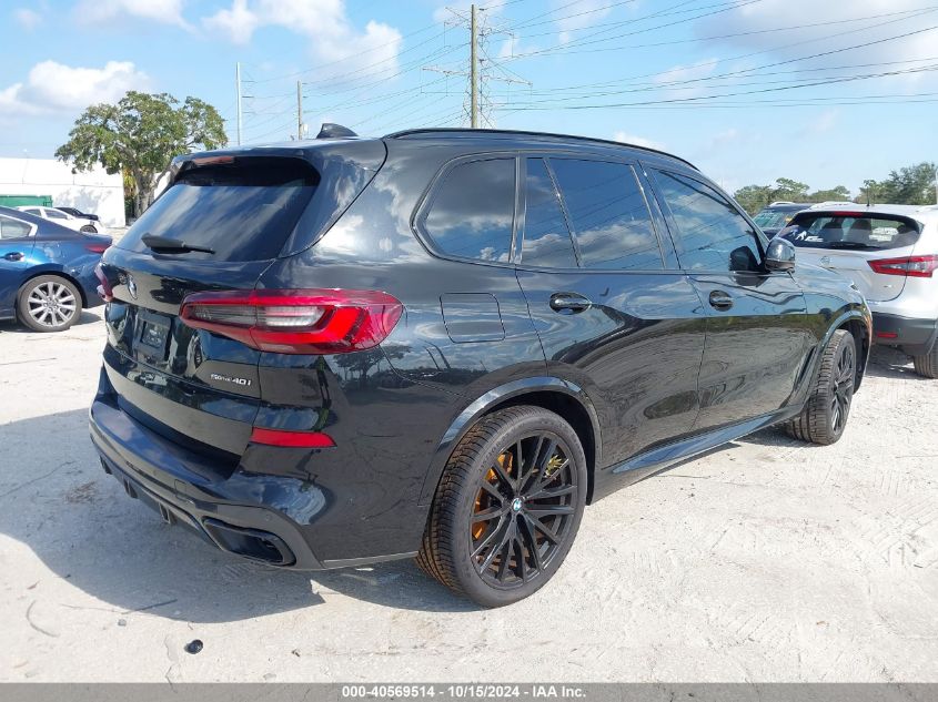 2022 BMW X5 Sdrive40I VIN: 5UXCR4C07N9K80880 Lot: 40569514