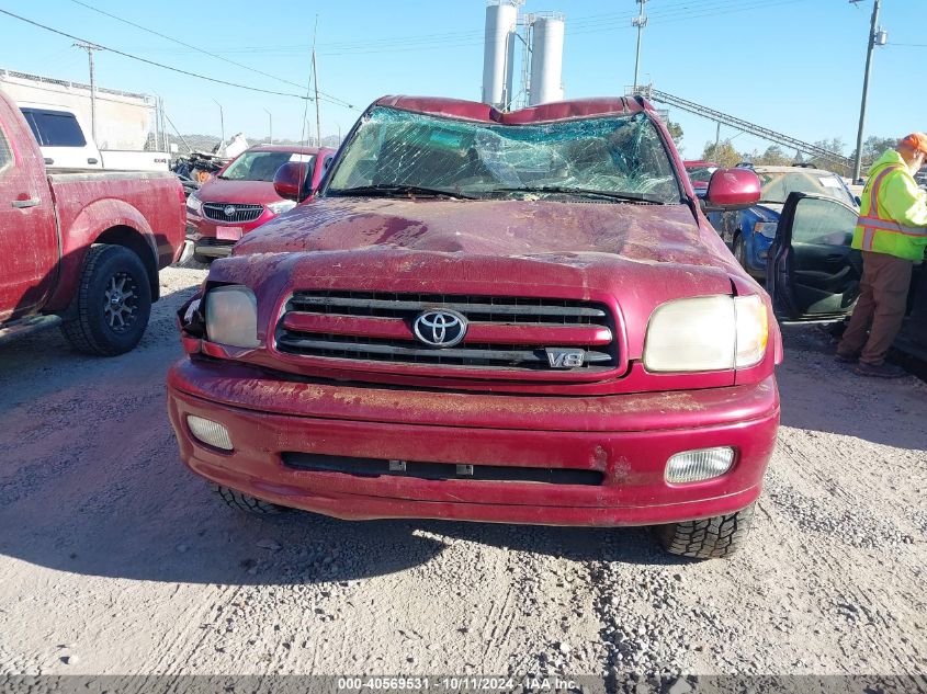 2002 Toyota Tundra Ltd V8 VIN: 5TBBT481X2S245286 Lot: 40569531