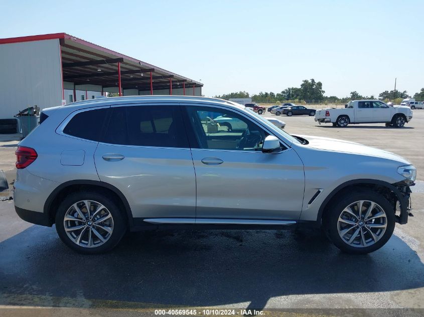 5UXTR7C58KLF37415 2019 BMW X3 Sdrive30I