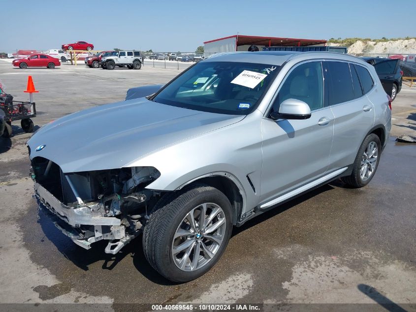 VIN 5UXTR7C58KLF37415 2019 BMW X3, Sdrive30I no.2