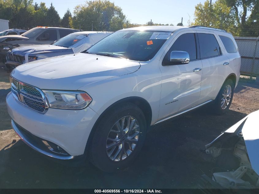 VIN 1C4SDJET6EC467046 2014 Dodge Durango, Citadel no.2