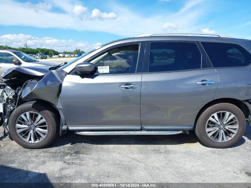 2017 Nissan Pathfinder Sl VIN: 5N1DR2MM3HC906701 Lot: 40569561