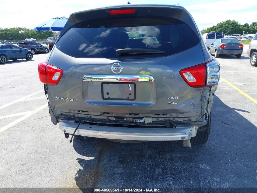 2017 Nissan Pathfinder Sl VIN: 5N1DR2MM3HC906701 Lot: 40569561