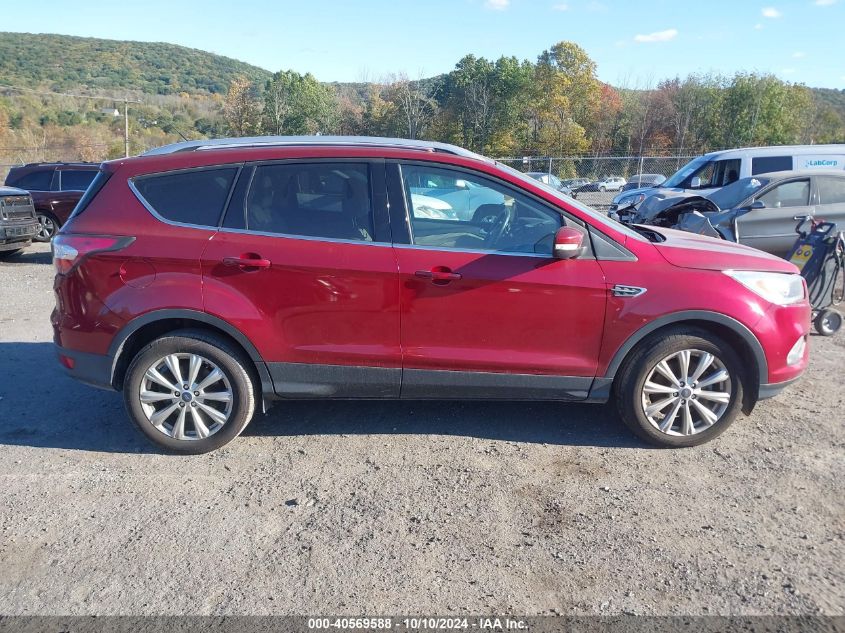 2017 Ford Escape Titanium VIN: 1FMCU9J9XHUA35230 Lot: 40569588