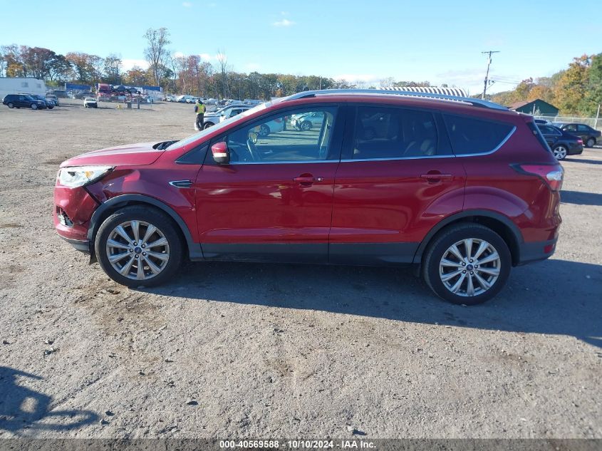 2017 Ford Escape Titanium VIN: 1FMCU9J9XHUA35230 Lot: 40569588