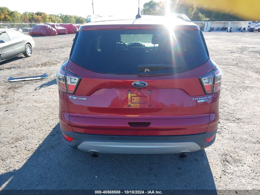 2017 FORD ESCAPE TITANIUM - 1FMCU9J9XHUA35230