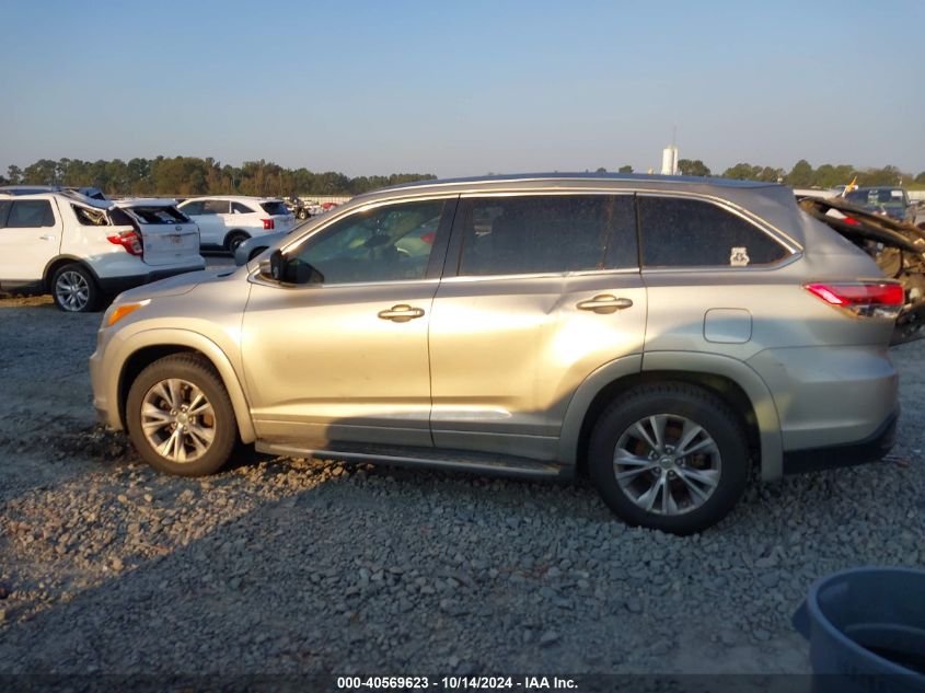 2015 Toyota Highlander Xle VIN: 5TDKKRFH3FS097043 Lot: 40569623