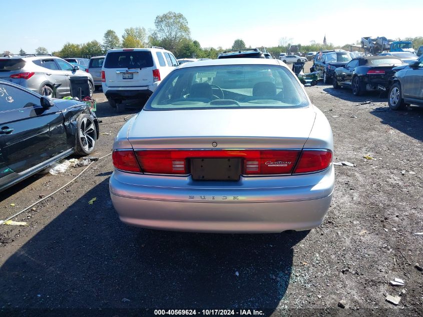 2002 Buick Century Custom VIN: 2G4WS52J221137922 Lot: 40569624