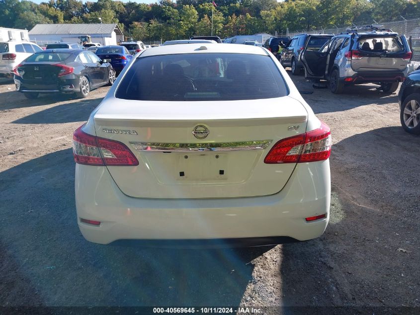 3N1AB7APXFY353740 2015 Nissan Sentra S/Sv/Sr/Sl