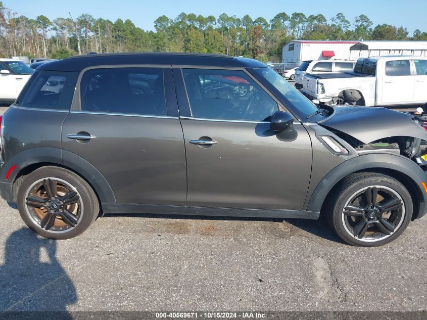 2012 Mini Cooper S Countryman VIN: WMWZC3C58CWM27724 Lot: 40569671