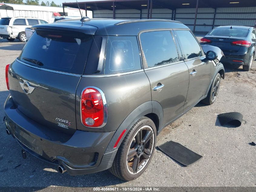 2012 Mini Cooper S Countryman VIN: WMWZC3C58CWM27724 Lot: 40569671