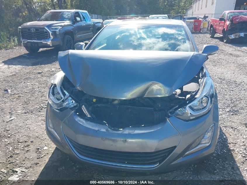 KMHDH4AE5GU574586 2016 Hyundai Elantra Value Edition