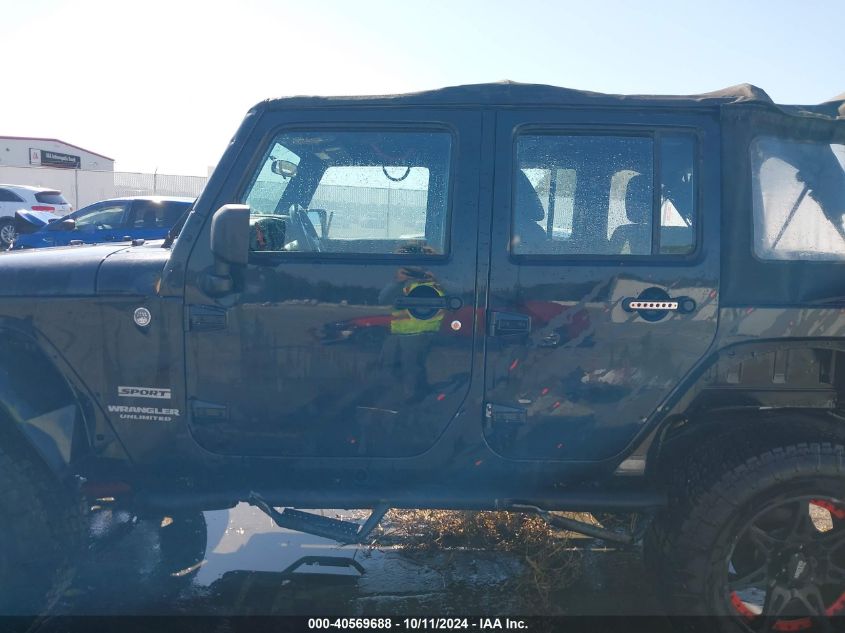 2015 Jeep Wrangler Unlimited Sport VIN: 1C4BJWDG9FL641042 Lot: 40569688