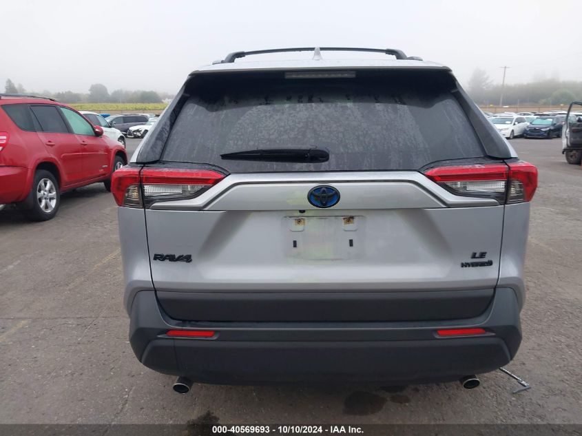 2022 Toyota Rav4 Hybrid Le VIN: JTMLWRFV1ND147043 Lot: 40569693