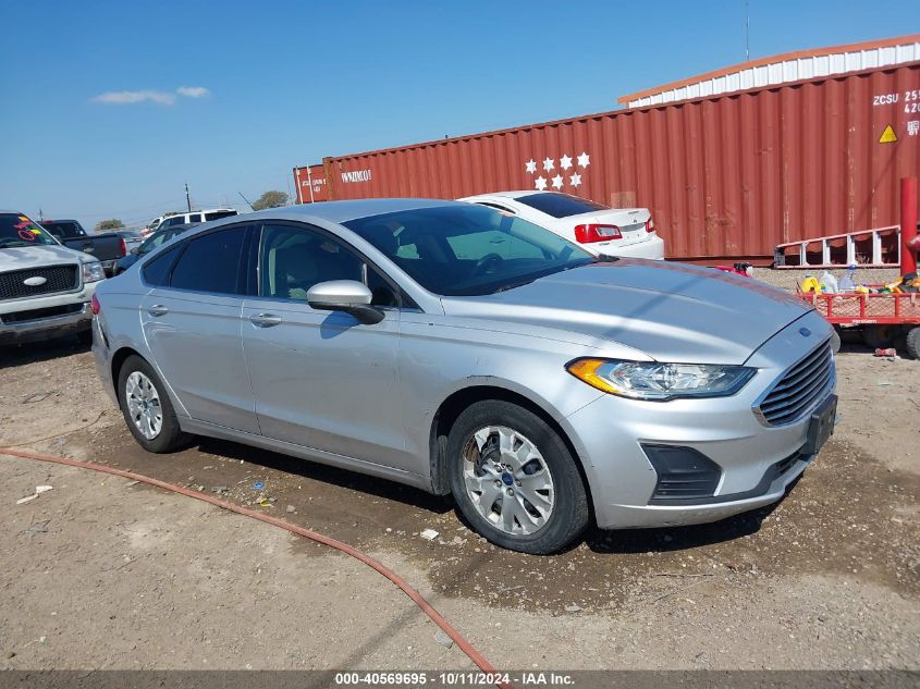 2019 Ford Fusion S VIN: 3FA6P0G73KR171228 Lot: 40569695