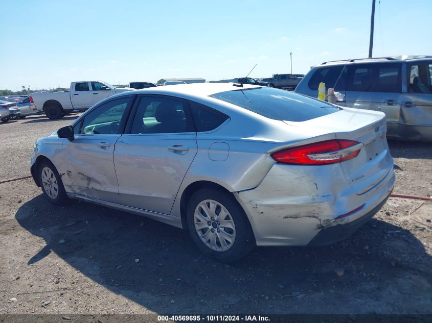 2019 Ford Fusion S VIN: 3FA6P0G73KR171228 Lot: 40569695