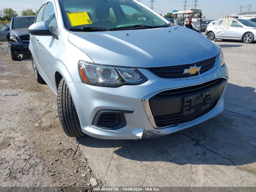 2017 Chevrolet Sonic Lt Auto VIN: 1G1JD5SH7H4106287 Lot: 40569700